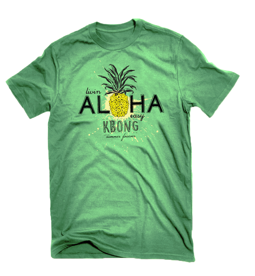 Aloha Pineapple TEE | KBong Music | Official Website